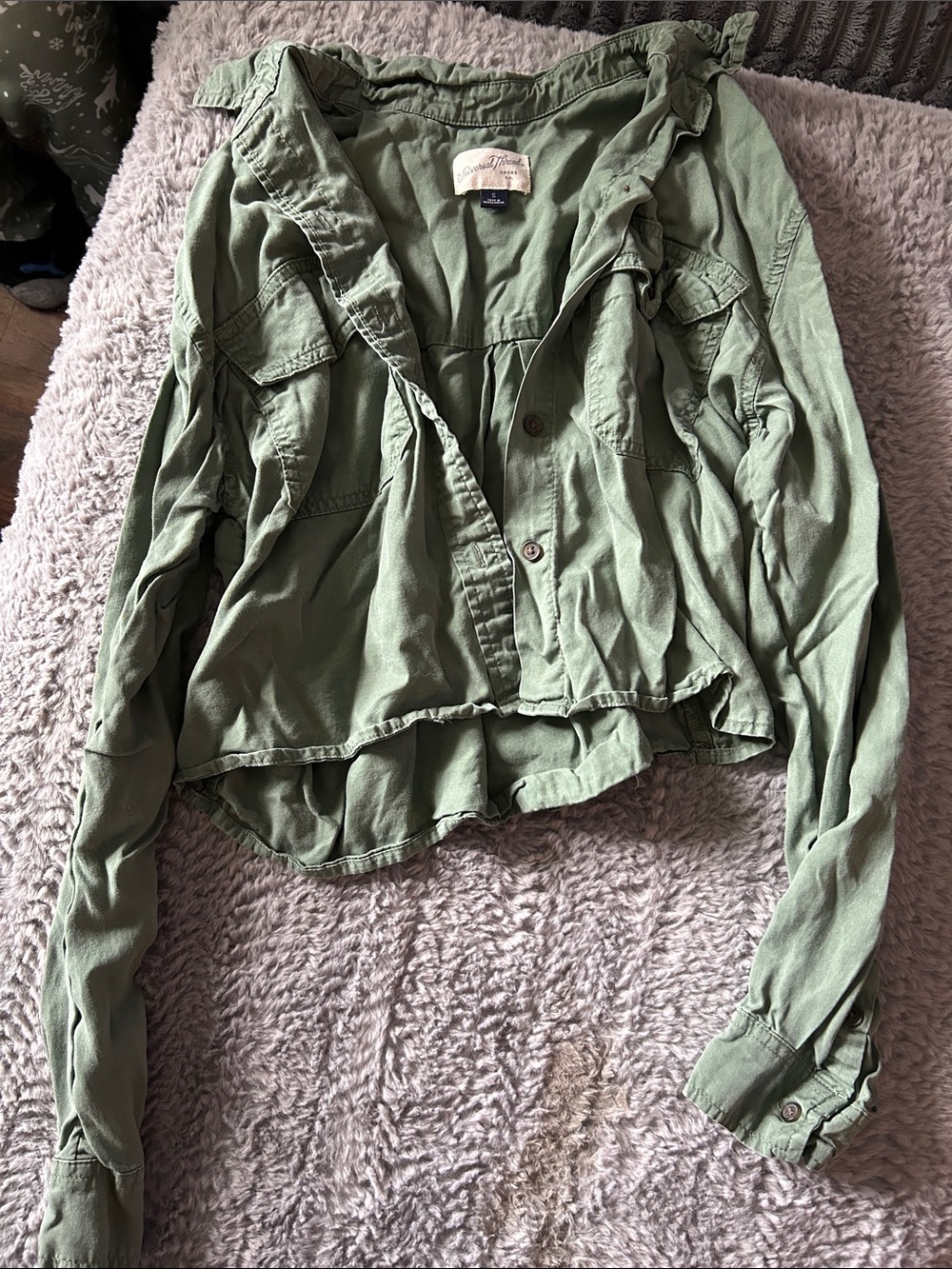 Universal Thread Light Olive Green Utility Jacket